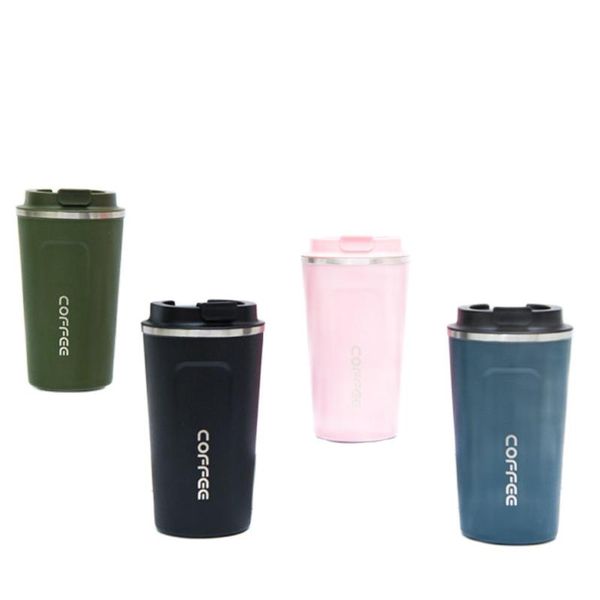 

water bottles stainless steel lnsulated coffee mugs double wall cups with spill resistant lid portable shatterproof tumblers for drink