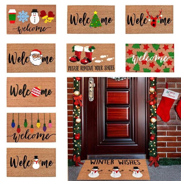 

carpets xmas rug navidad entrance door mat christmas decoration kitchen carpet for living room bath mats in the bedroom