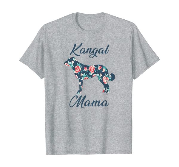 

kangal dog silhouette roses flower gift t-shirt, White;black