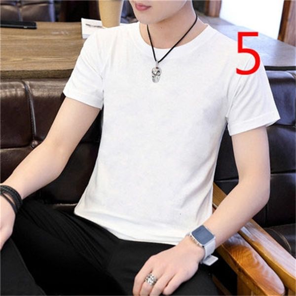 

New 2021 Winter Long-sleeved T-shirt Tide Brand Printing Trend Clothes Men's Round Neck Autumn Base1 W1GW, White;black