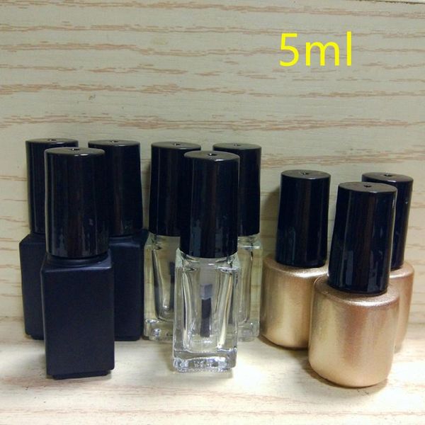 

storage bottles & jars wholesale 5ml empty nail gel polish glass gule beauty oil packing