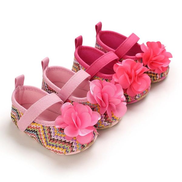 

first walkers 2021 born baby girl shoes soft toddler prewalker cute princess sole infant flower walker 0-18m