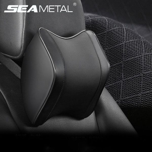 

seat cushions car headrest pillow interior auto neck head protector cushion waist support memory cotton soft back accessory
