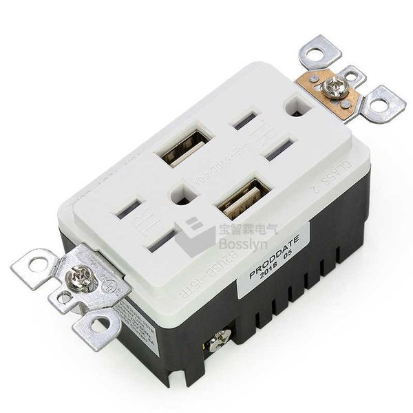 

usb dual usb4a fast charging canadian american l wall socket