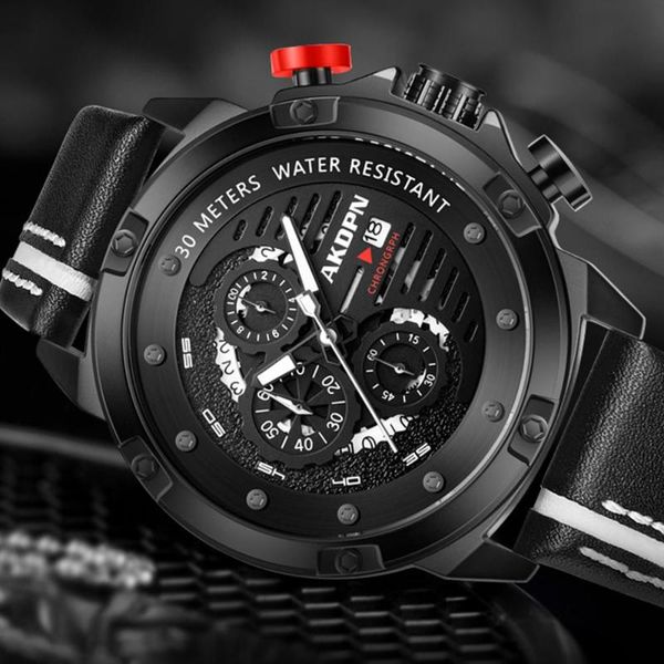 

wristwatches mens watches waterproof 24 hour date quartz watch man leather sport wrist men clock, Slivery;brown