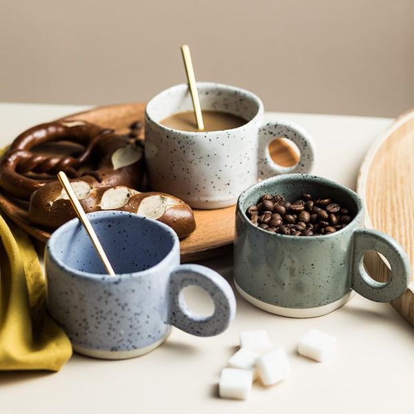 

mugs mug creative retro coffee cup breakfast high-value ceramic water