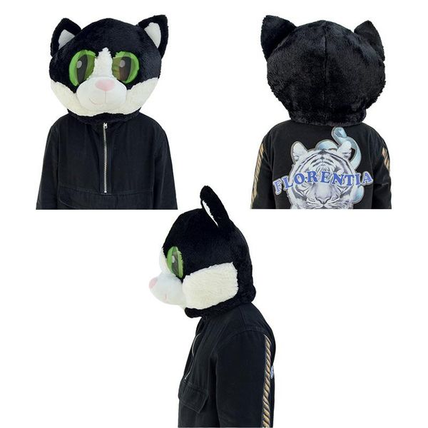 

party masks arrival cat head cosplay fashion design mask trendy for mascot