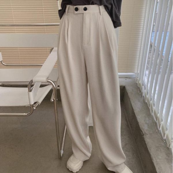 

women's pants & capris korean design ladies wide leg sweatpants high waist women trousers streetwear pant a196, Black;white