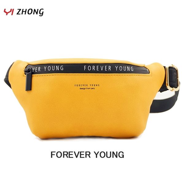 

yizhong leather luxury brand fanny pack for women large capacity waist bag travel belt bags multifunction chest bag sac 210708