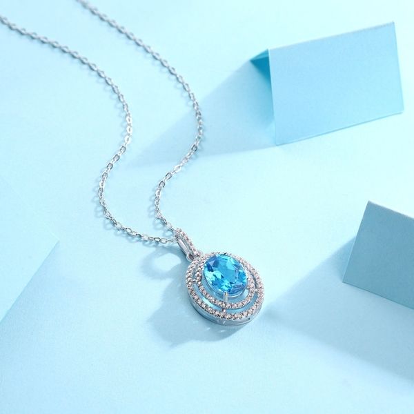 

s925 silver pendant, clavicle chain, oem, odm, Black