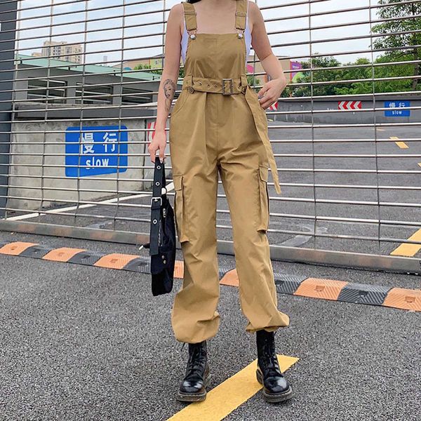

autumn 2020 new men's fashion high waist loose and thin strap hip hop street racket casual pants, Black;white
