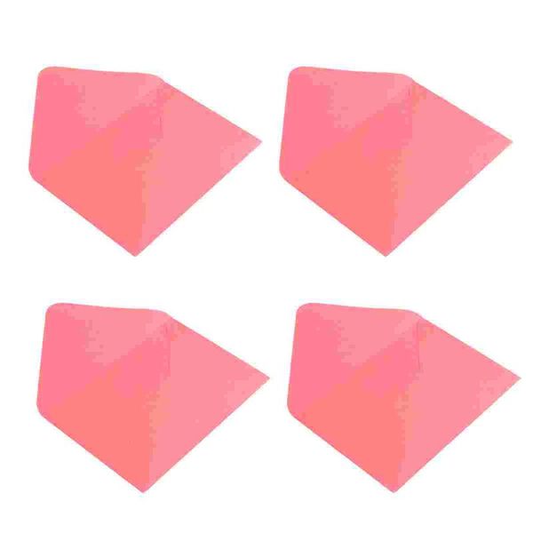 

gift wrap 100pcs mini envelopes blank stationery color po letter for office school (red)