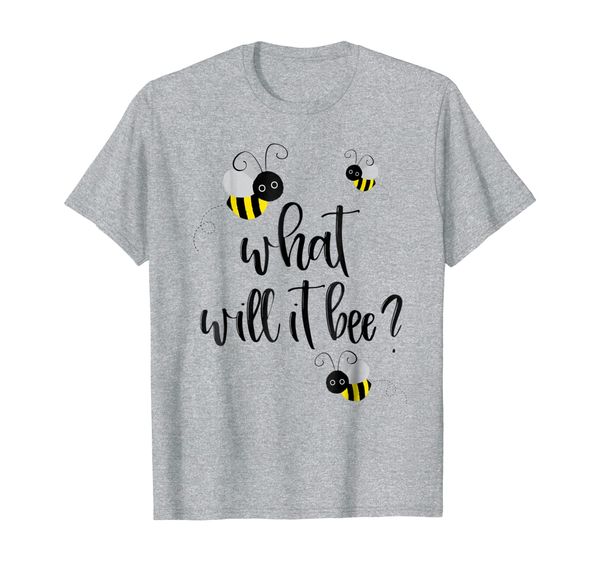

what will it bee shirt gender reveal he or she boy girl tee, White;black