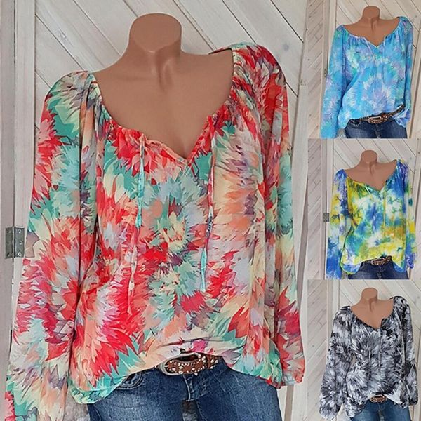 

women shirts v neck large size long sleeve loose thin trend elegant noble vogue summer blouse shirts, White
