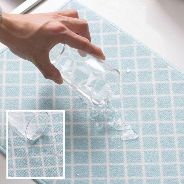 

mats & pads kitchen countertable placemat coral velvet drying mat dish cup tableware pad dinnerware holder