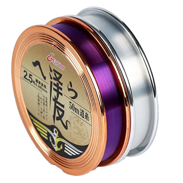 

braid line 50m nylon super strong soft fishing monofilament for carp pesca