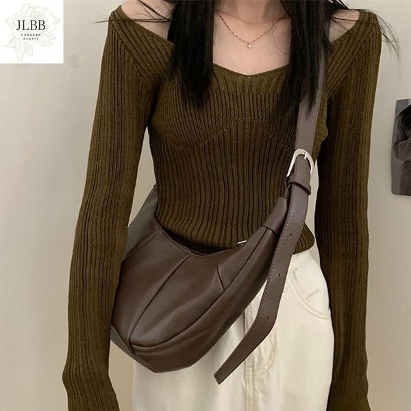 

vintage soft pu leather women crossbody bags large capacity 2021 hobos shoulder bags trending ladies chest bag