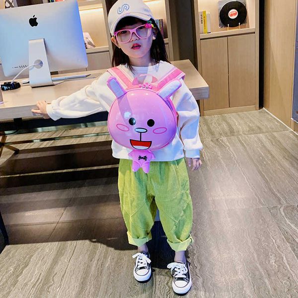 

2021 new frog children schoolbag cartoon cute eggshell rabbit kindergarten