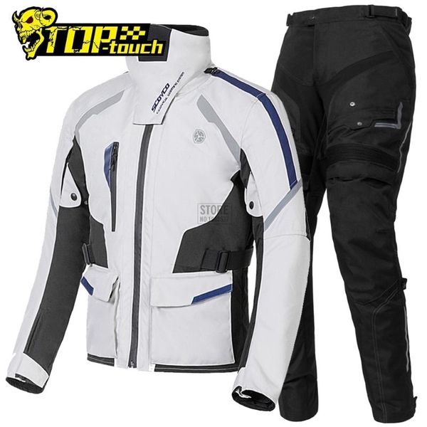 Motorradbekleidung SCOYCO Warme Winterjacke für Herren, winddicht, Chaqueta Moto-Bekleidung, wasserdicht, Motocross mit CE-Schutz