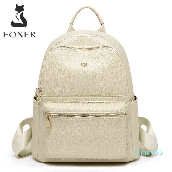 

backpack style foxer nieuwe schooltas leisure grote capaciteit dames rugzak hoge kwaliteit zachte