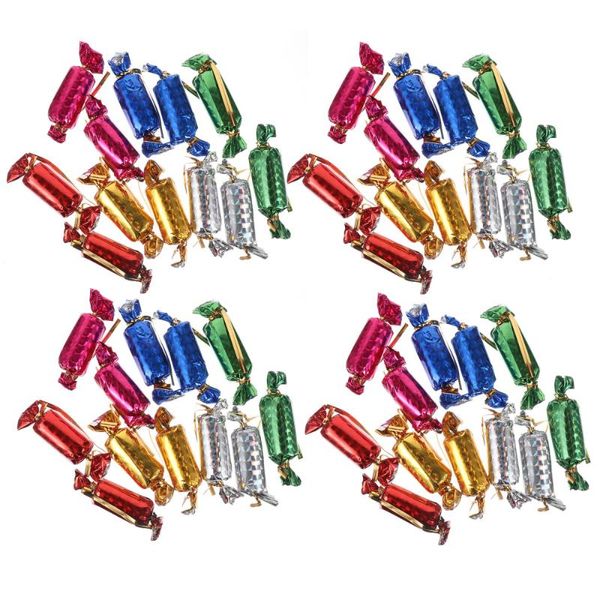 

72pcs xmas ornament sturdy durable christmas tree decor candy adornment candy ornament for xmas