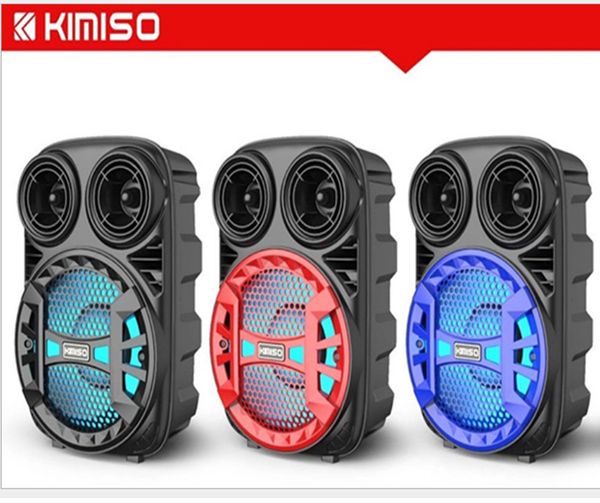 KMS kabelloser Bluetooth-Lautsprecher, Subwoofer, hohe Lautstärke, 3D-Surround, tragbarer Mini-Sprachansager für Zuhause