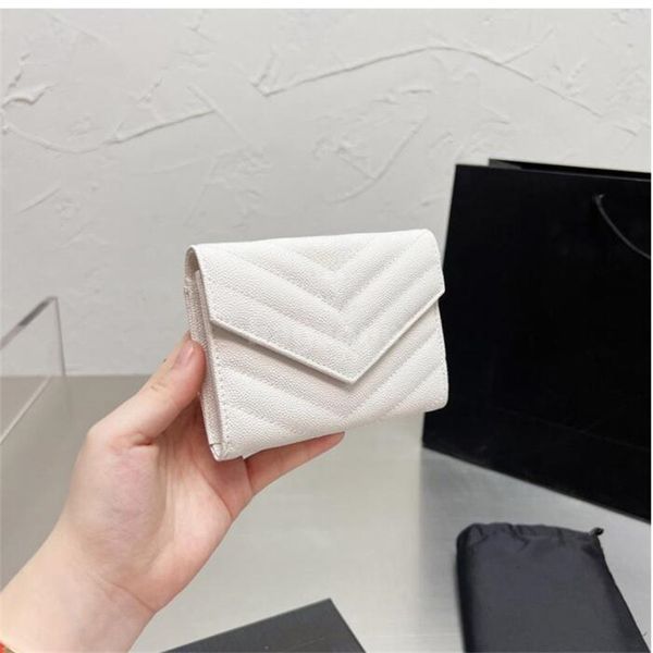 

2022 new luxury designer wallets men's fashion small coin purses women's key wallets, Red;black