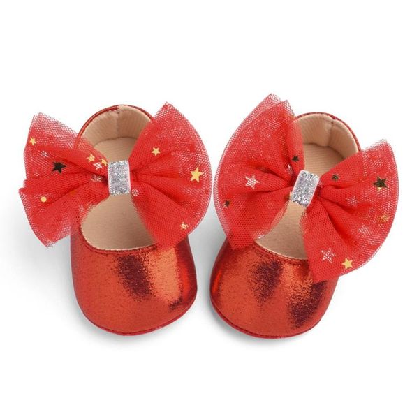 

toddler kids baby girls boys sequin cute bow firstwalk hook&loop casual shoes for born children booties babies first walkers