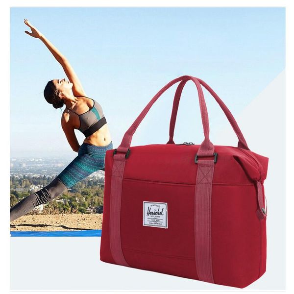 

new large-capacity portable travel bags light and simple luggage bag waterproof oxford cloth travel bag fashion gym