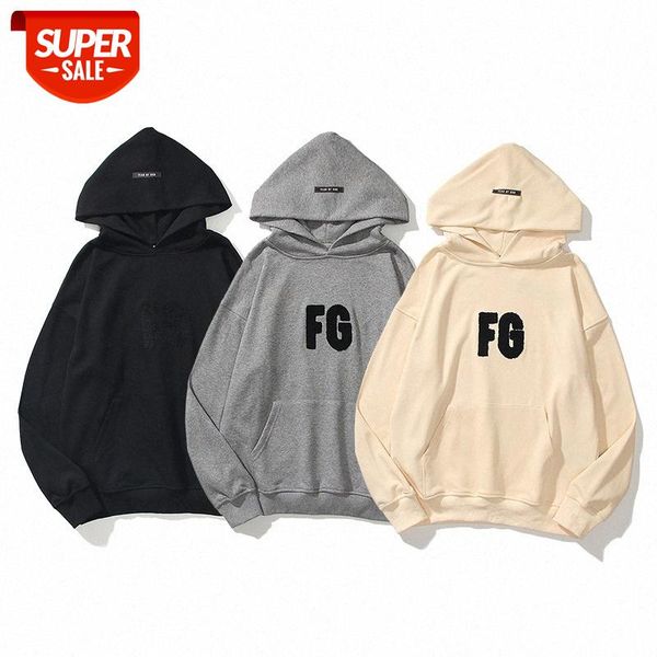 

fear of god hoodie hip hop loose jacket fog men #7e6l, White;black
