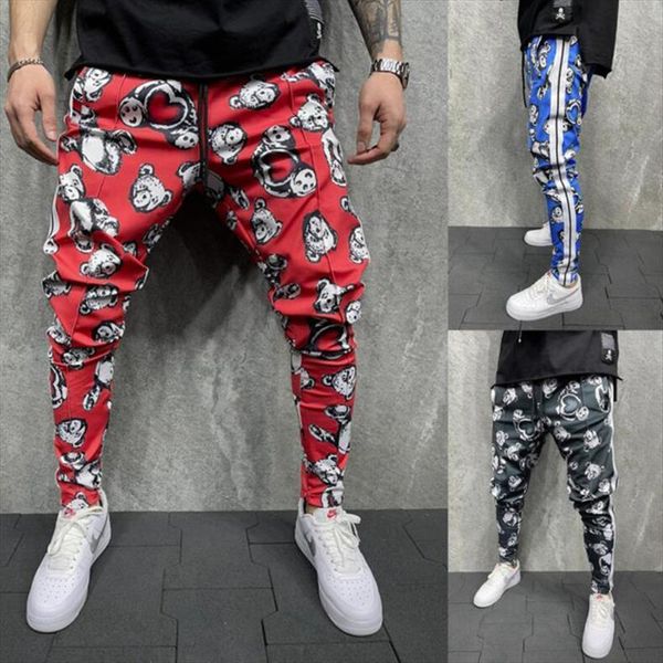 

autumn thin latest fashion women pants sports tide brand slim j202ogging embroidery craft hip hop style, Black