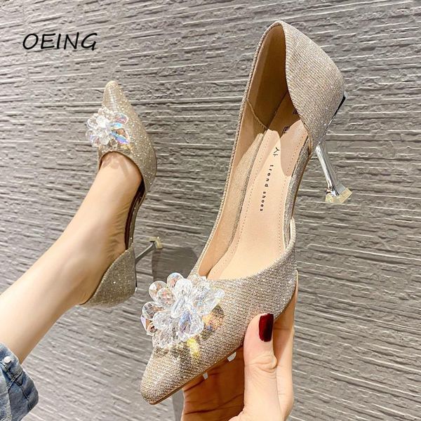 

dress shoes for women high heels 2021 crystal party fashion womens pumps, Black