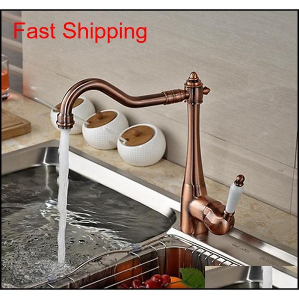 

wholesale and retail luxury solid brass copper kitchen faucet swivel spout vessel sink mixer tap ceram qylwwh dh_seller2010