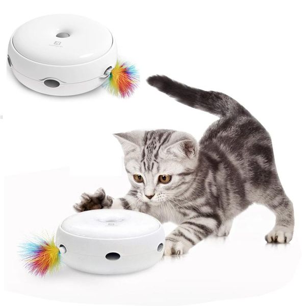 

cat toys electric toy smart teasing stick crazy game spinning turntable catching mouse donut automatic