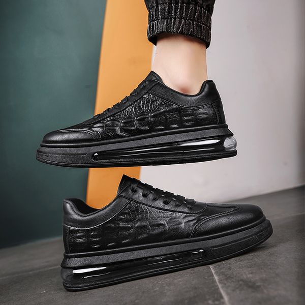 

2021 new air cushion casual summer breathable outdoor light man sneakers fashion comfortable cool male for sandals men shoes 8y5a, Black