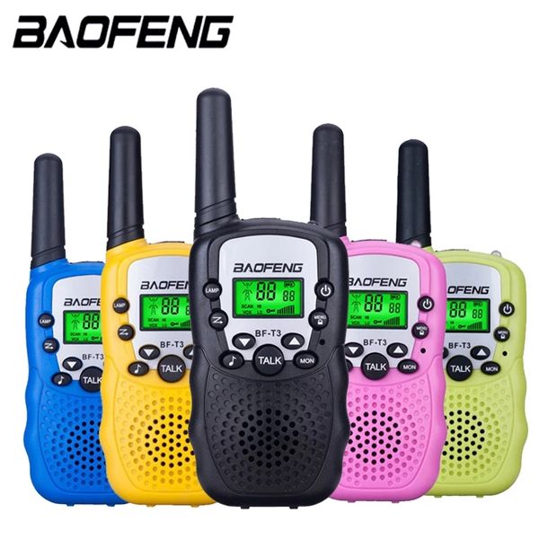 Mini Kinder Walkie Talkie Bf-T3 Lange Reichweite Max 5Km Walkie Talkie 2 Weg Amateurfunk Interphone Kind Geschenk Spielzeug