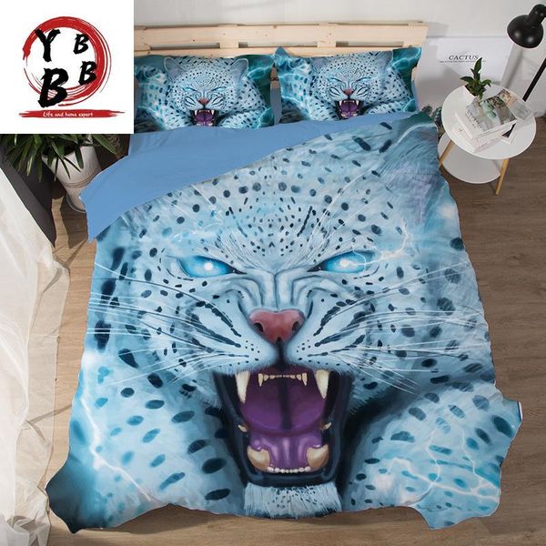

bedding sets 3d wild animal ferocious lion bedclothes 3pcs pattern duvet cover quilt pillow cases beddingoutlet