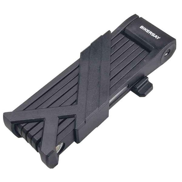 

bike locks bikersay bicycle folding lock cycling bracket compact safety mtb road security anti-theft steel