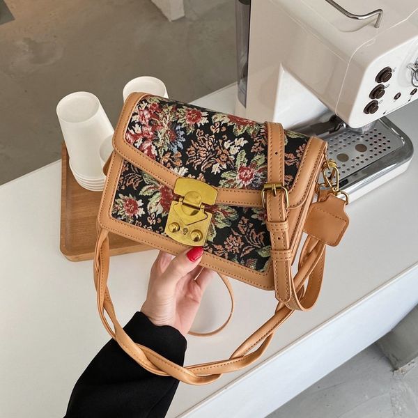 

bags, fashion texture, spring, handbags, printed new shoulder 2021 popular bag bag, messenger cross-border xobke