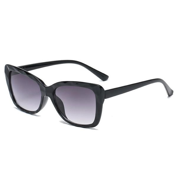 

sunglasses 2021 fashion brand designer black women comfortable style bright frame vintage sun glasses uv400, White;black