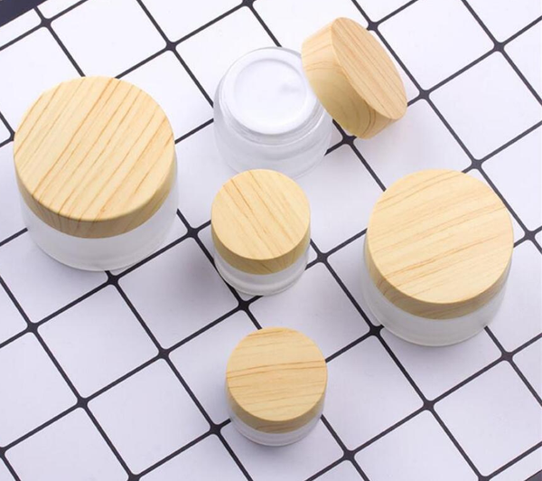 

5g 10g 15g 30g 50g 100g cosmetic jar cream empty makeup cream can be filled container bamboo charcoal packaging bottle sz352