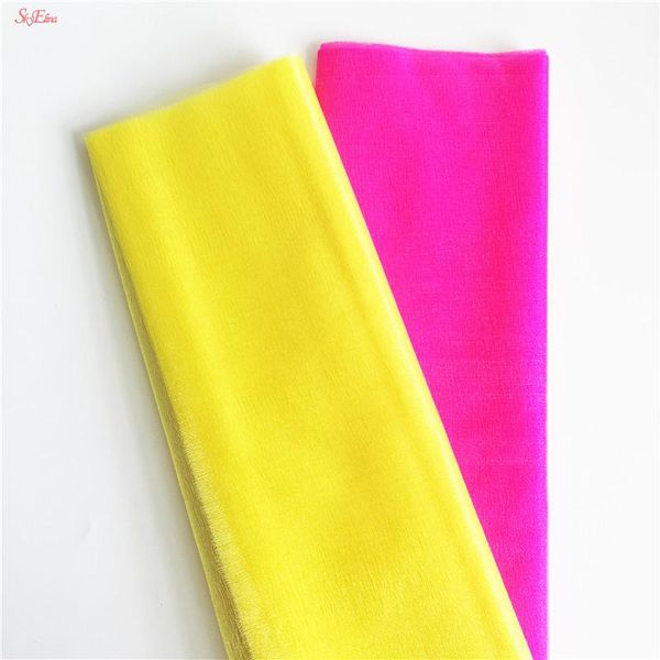 

48cm*5m romantic sheer crystal organza snow yarn gauze tulle silk flower arches wedding decoration party supplies 6z
