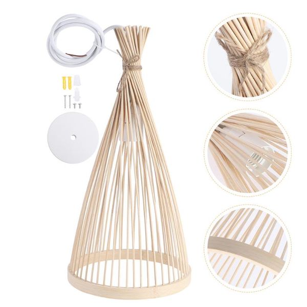 

pendant lamps bamboo hanging light japanese wood lamp for bedroom