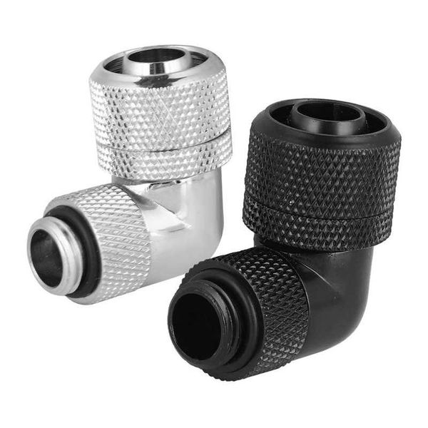 

fans & coolings g1/4 thread water cooling fitting thick tube 90 degree right angle elbow connector for pc system