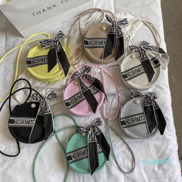 

2021 new s net red straw bucket women's 2021 summer new fashion popular canvas letter single shoulder diagonal bag