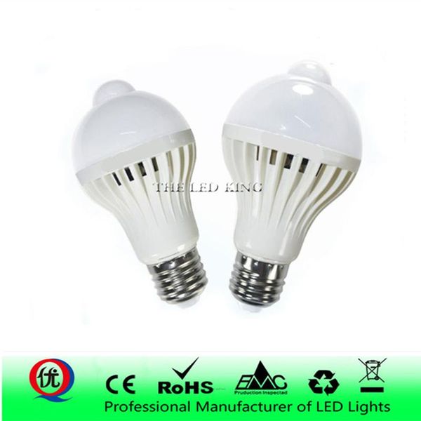 

bulbs 10w 15w 20w radar sensitive detection motion sensor light 85-265v e27 led lamp auto on/off night bulb for home