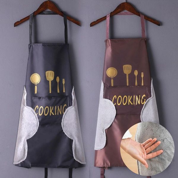 

aprons 2021 apron kitchen waterproof and antifouling pvc