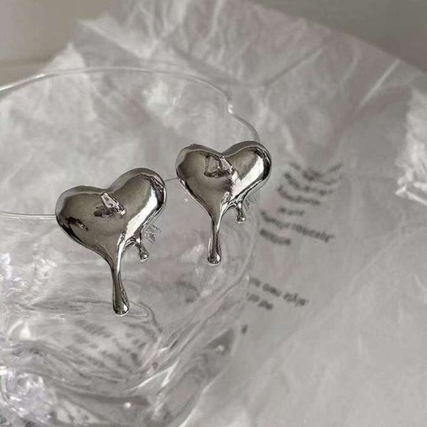 

love earrings heart-shaped net red same earrings cool earrings women