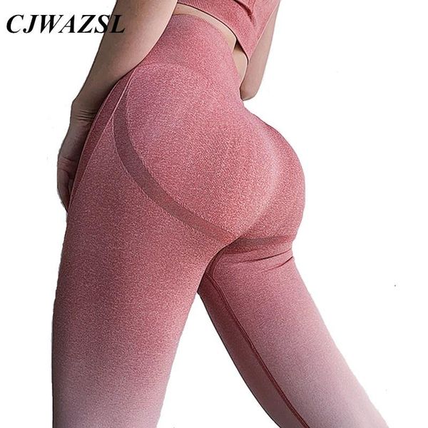 

ladies yoga high waist pants fitness seamless sports tights gym high stretch stripes push up exercise running pants, White;red