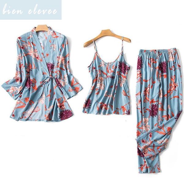 

women's pajamas robe set sleepwear suit flower printed pijama homewear for ladies warm home clothing lounge nightwear lingeries, Black;red